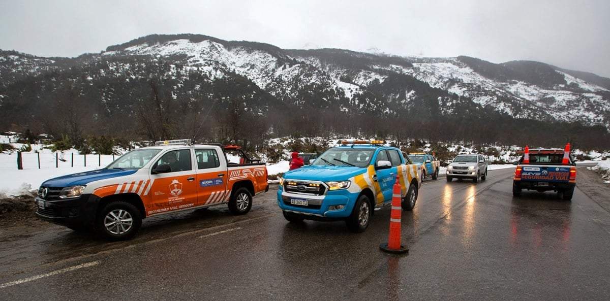 Operativo vial en las rutas neuquinas. Fuente: (Twitter)