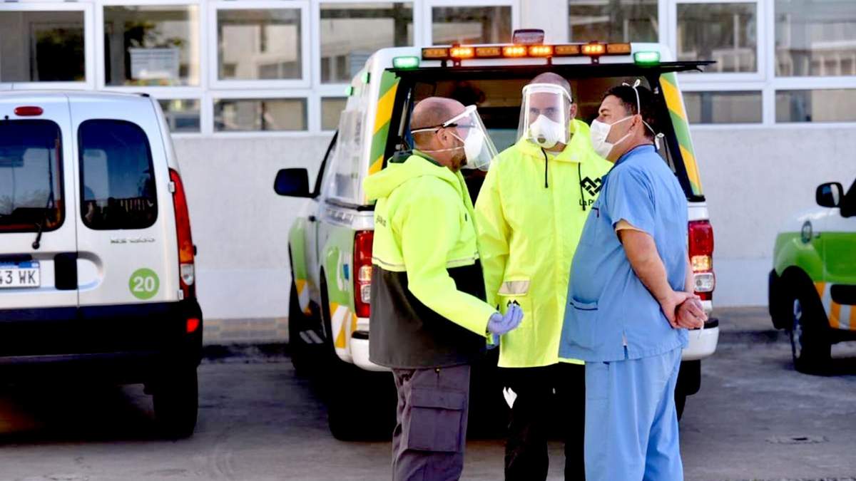Personal del Hospital Ricardo Gutiérrez de La Plata. Fuente: (Twitter)