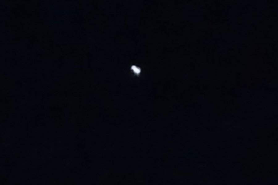 La foto del supuesto OVNI