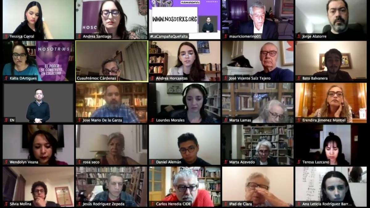 Presentación virtual de "La campaña que falta" de la organización civil Nosotrxs