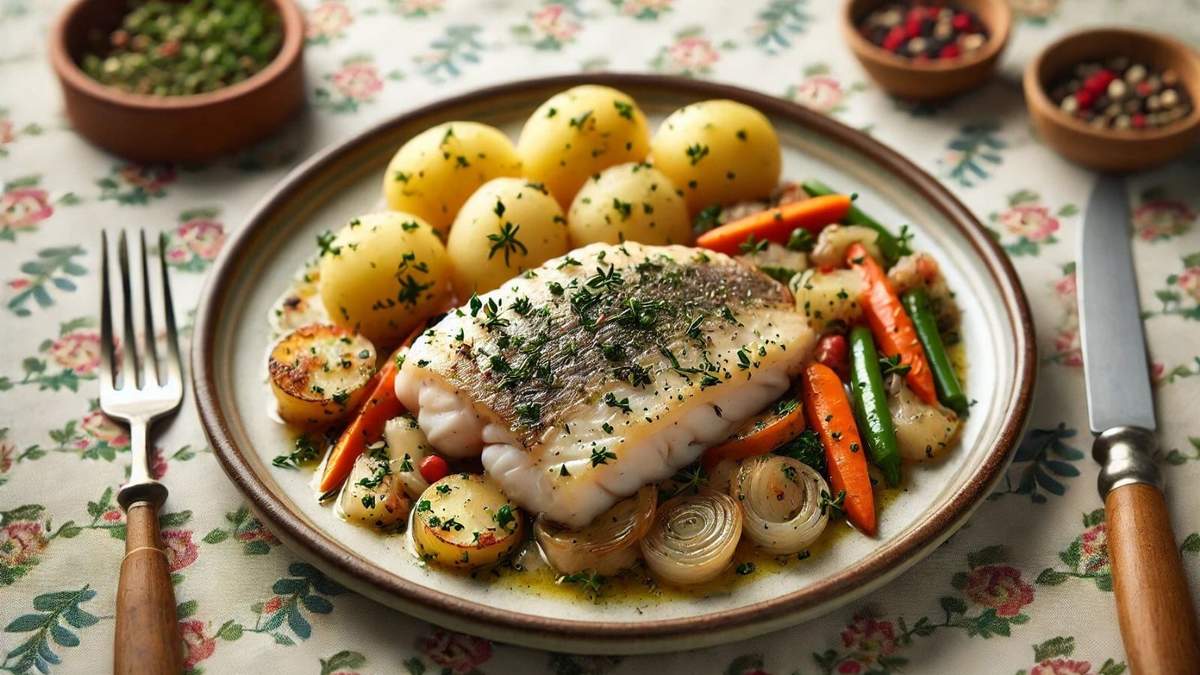 Pollo de mar al horno. Fuente: (X)