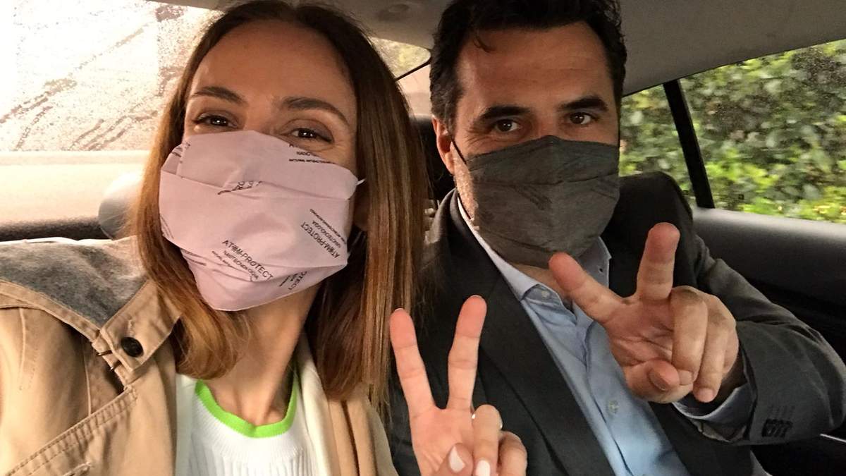 Tanya Bertoldi y Darío Martínez. Fuente: (Twitter)