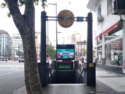 Una campaña vegana llega a los subtes porteños