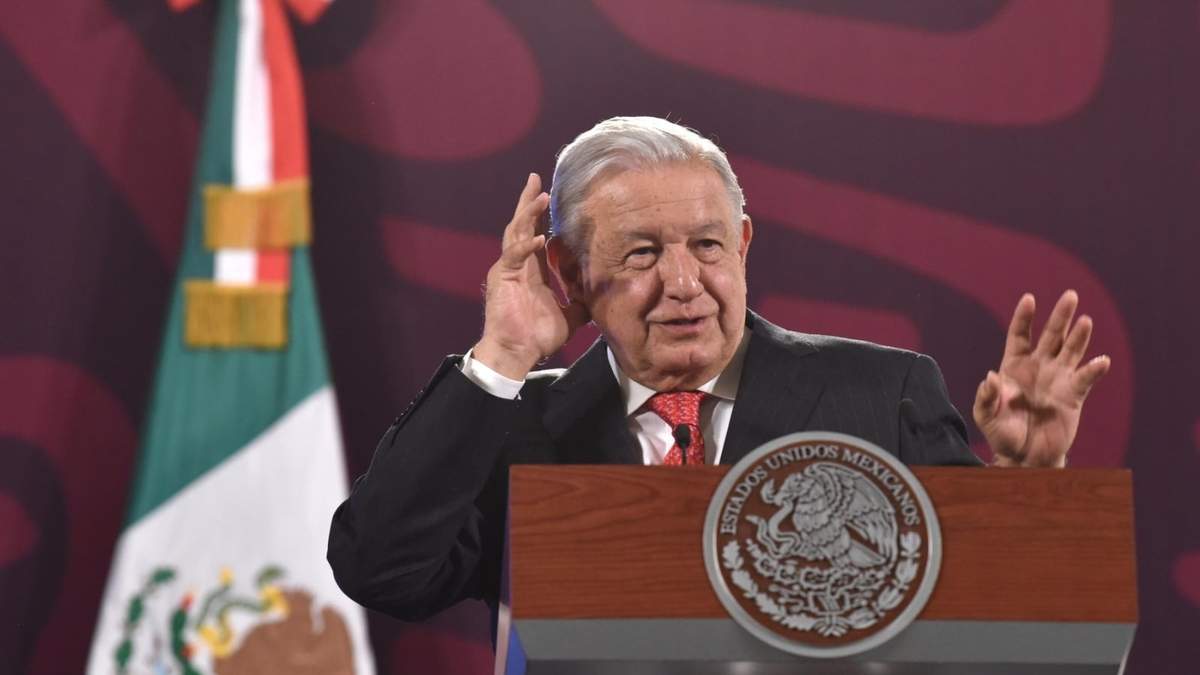El presidente Andrés Manuel López Obrador en la conferencia mañanera