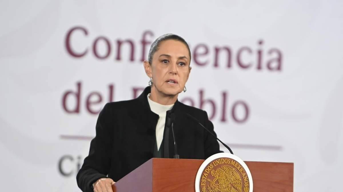 Claudia Sheinbaum en la conferencia de prensa del pasado martes 23