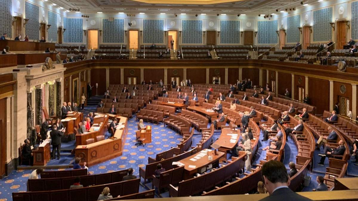 Cámara de representantes de los Estados Unidos. Fuente: (Twitter)