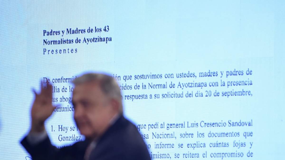 El presidente en su conferencia