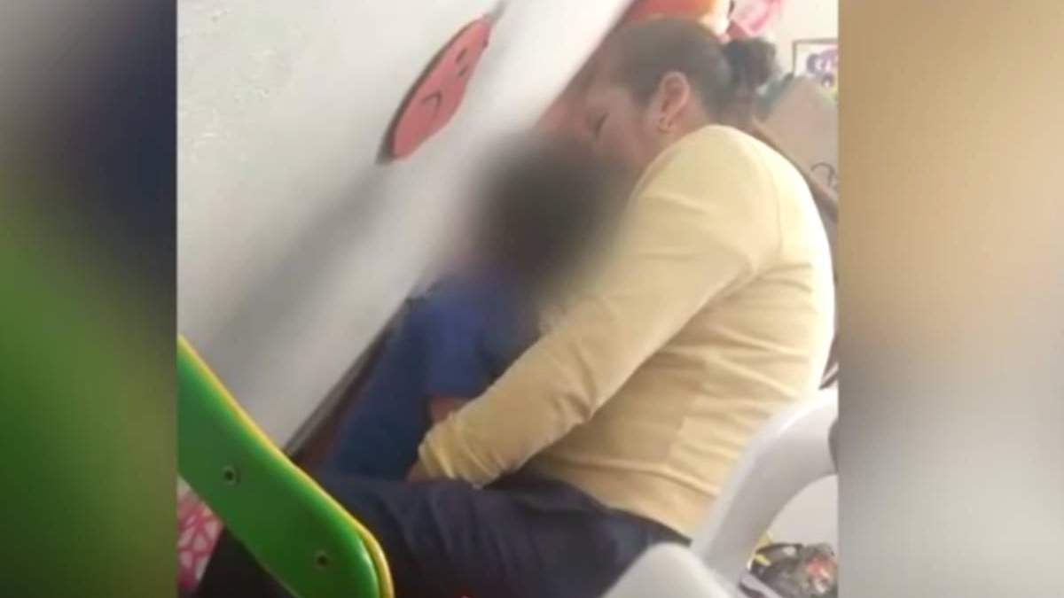 Imagen del video que causó indignación en redes sociales