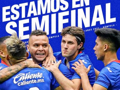 El Cruz Azul va a la semifinal tras derrotar 3-1 al Toluca