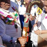 Llega el Bastón de Mando a Palacio Nacional