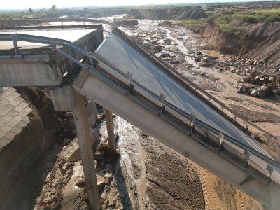 Se desplomó un puente en la Ruta Nacional 40: qué deben hacer quienes transiten por ahí