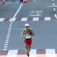 José Leyver llegó en el lugar 15 en la caminata de 50 kilómetros