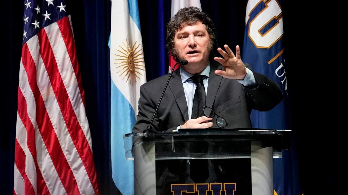El presidente argentino Javier Milei