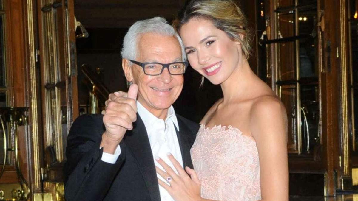 Elina Fernández y Eduardo Costantini. Fuente: (Twitter)
