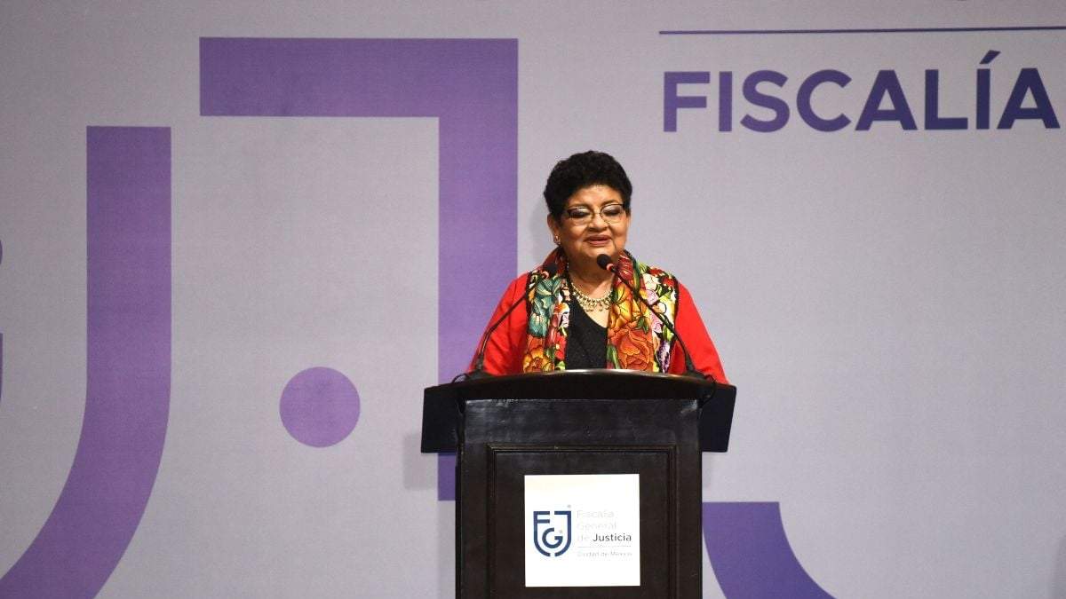 La fiscal de la Ciudad de México, Ernestina Godoy