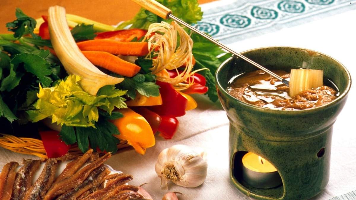 Bagna Cauda llegó de Piamonte. Fuenter (Instagram)