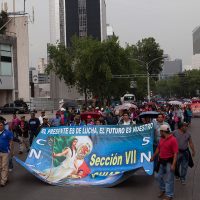Caravana de la CNTE sale de Chiapas hacia la CDMX para impulsar paro nacional