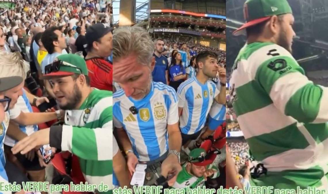 Aficionado de Santos Laguna insulta a argentinos y a Messi en la Copa América