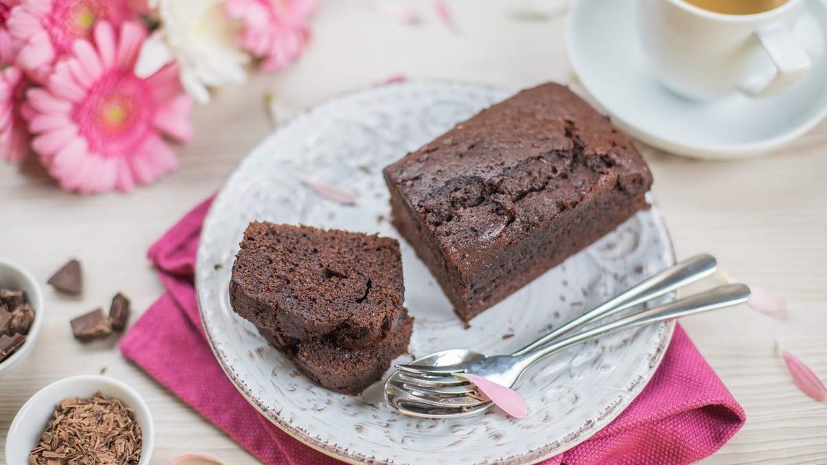 Budín de remolacha y chocolate. Fuente: (Instagram)