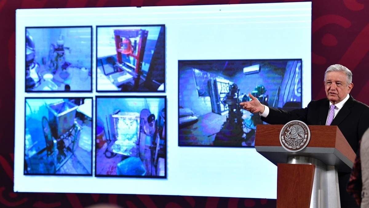 AMLO habló sobre laboratorios para troquelar pastillas de fentanilo