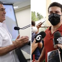 El Bronco y Samuel García se dan su primer agarrón verbal en la transición
