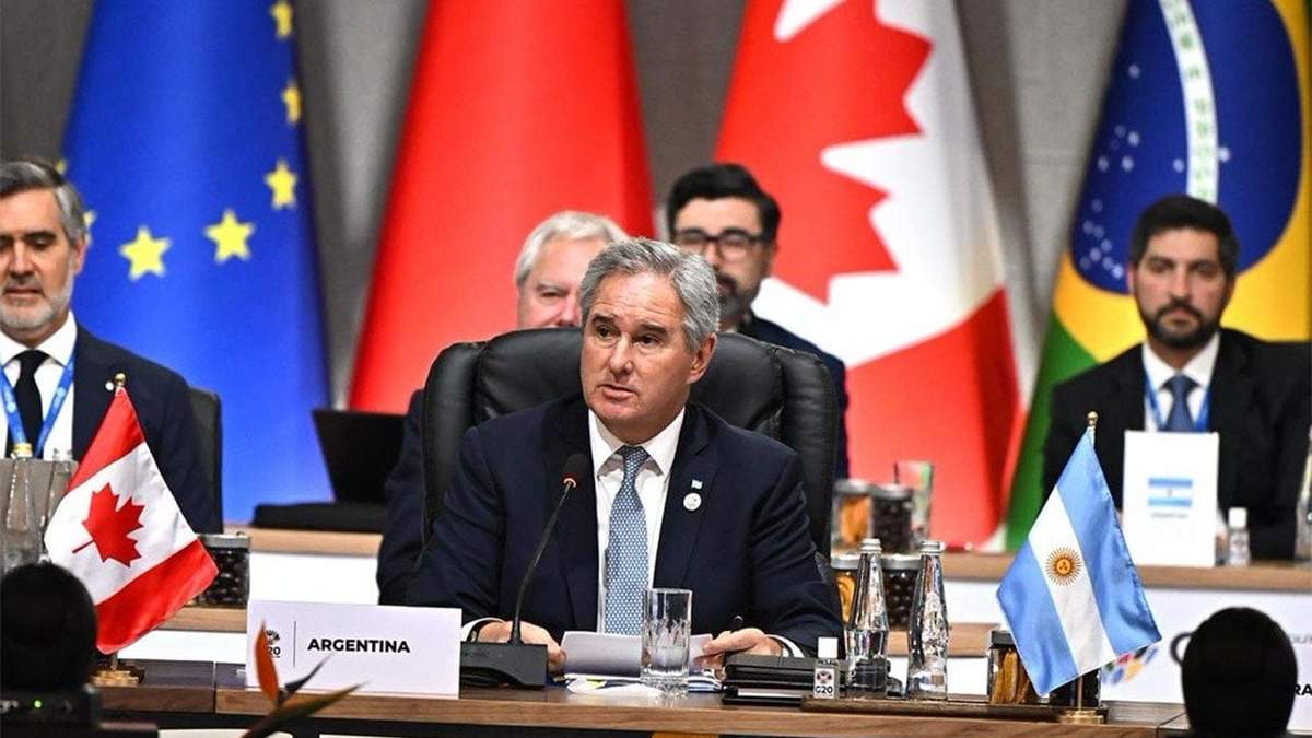El canciller argentino Pablo Quirno.
