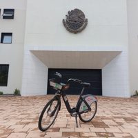 Instalan dos cicloestaciones de Ecobici afuera del Complejo Cultural Los Pinos