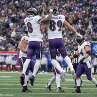 Jackson lanza 5 pases de TD y Ravens envía a Giants a su novena derrota consecutiva