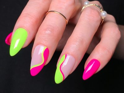 Manicura neón, la tendencia internacional de nail art que llegó para quedarse