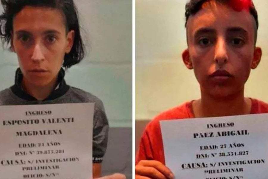 Magdalena Espósito Valenti y su pareja sentimental, Abigail Páez