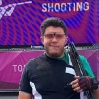 Él es el tirador Jorge Orozco, producto del esfuerzo y el sacrificio familiar