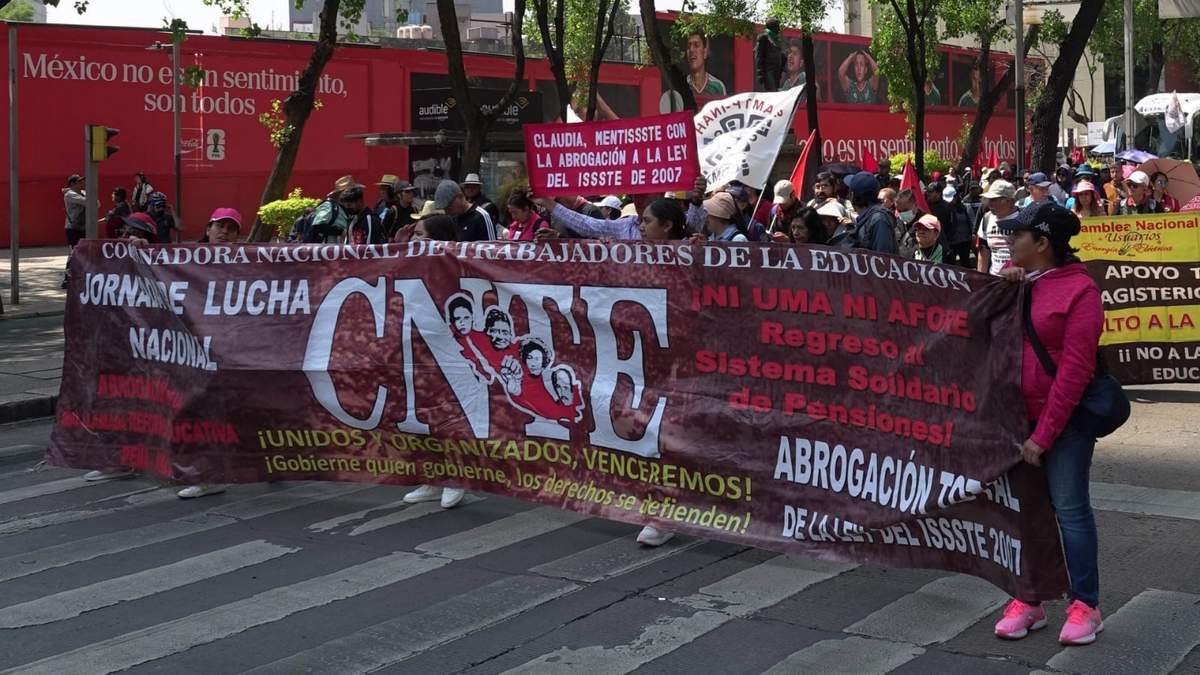 Disidencia magisterial. Movilizaciones