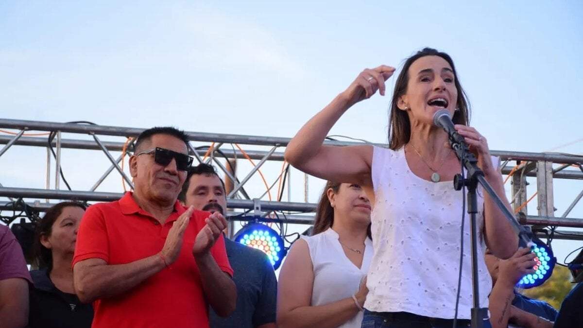 Soledad Salaburu, candidata a intendente. Fuente: (Prensa Kolina)