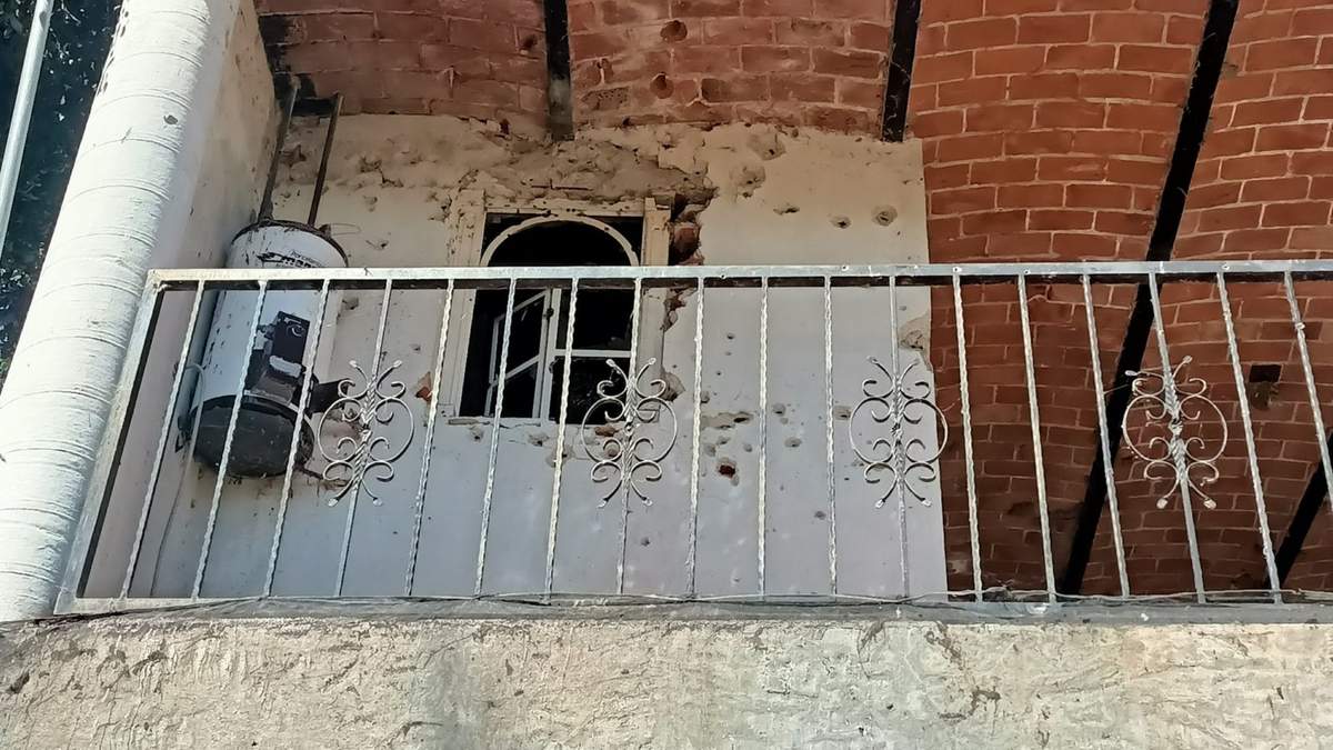 La casa donde se escondían los presuntos integrantes del CJNG