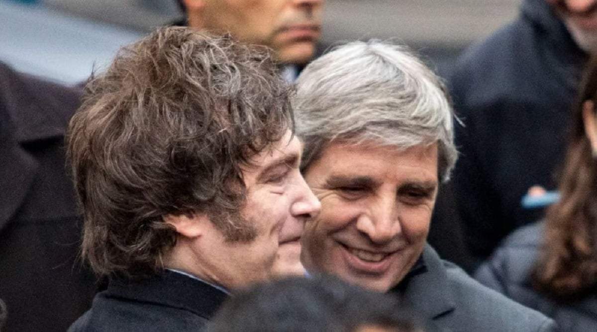 Javier Milei y Luis Caputo. Fuente: (Instagram)