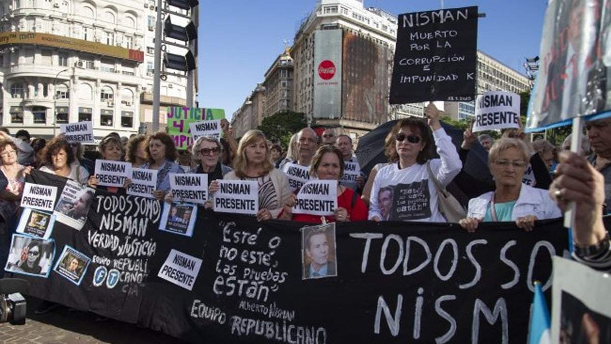 Marcha por el caso Nisman. Fuente: (Twitter)