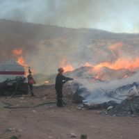 Incendio en basurero de Guanajuato obliga a suspender clases y actividades al aire libre