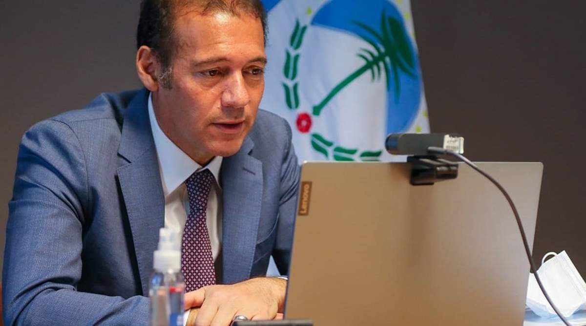 Omar Gutiérrez, gobernador de Neuquén. Fuente: (Twitter)