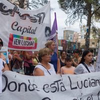 A siete meses de su desaparición, marcharon en Neuquén para exigir justicia por Luciana Muñoz