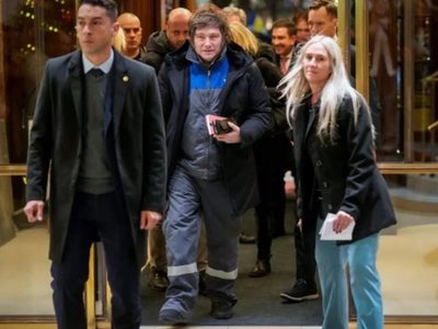Milei viajó a Oslo para apoyar a Machado, quien no llegó a la ceremonia