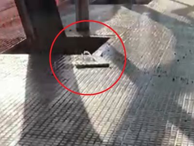 Arreglo y desarreglo: una "fuente" brota desde las baldosas en Ciudad