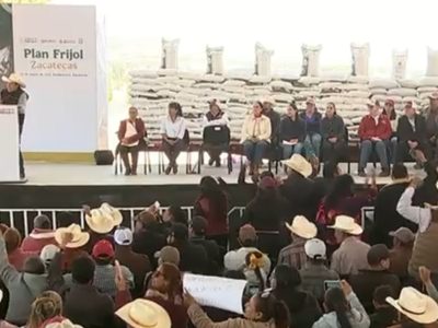 Abuchean a David Monreal en evento de Claudia Sheinbaum en Zacatecas (Video)