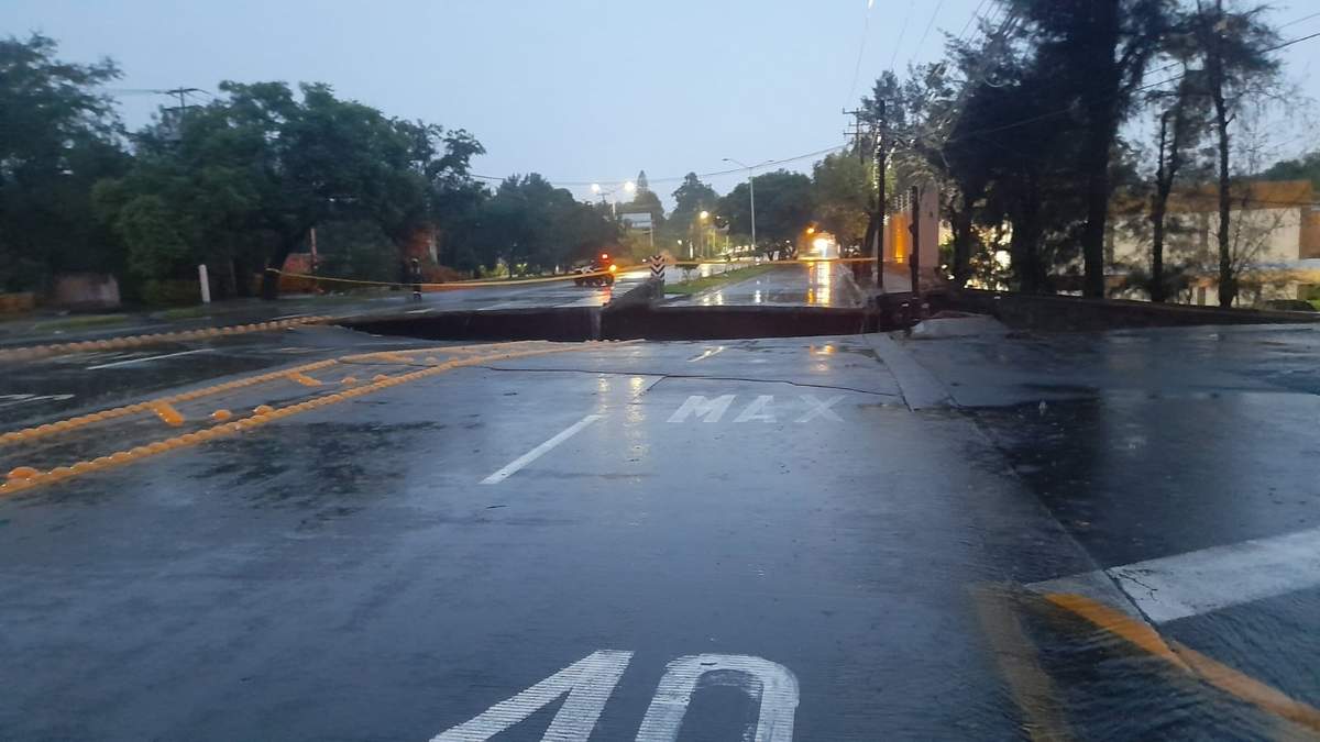 Socavón en Zapopan