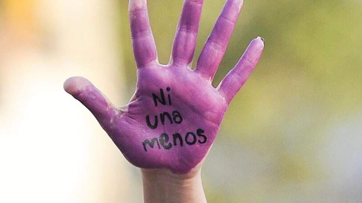 Un pedido de alto a la violencia de género. Fuente: (Twitter)