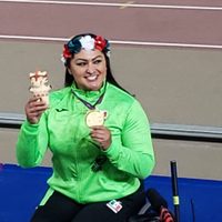 Ángeles Ortiz gana su cuarto oro en lanzamiento de bala en Parapanamericanos