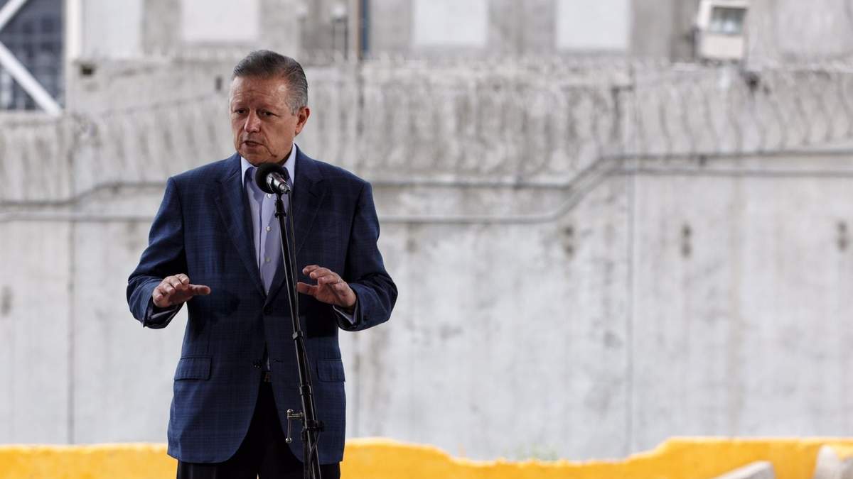 El ministro presidente de la Suprema Corte de Justicia de la Nación, Arturo Zaldívar, desde el penal de Santa Martha