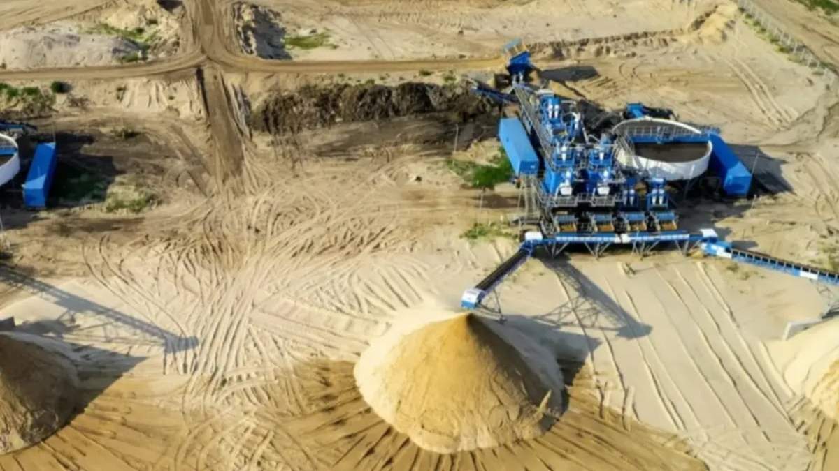 Arena para fractura hidráulica. Fuente: (La Nueva Provincia)