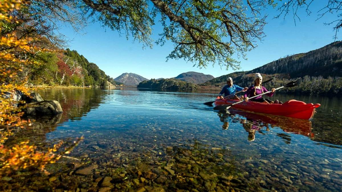 Postal de San Martín de los Andes. Fuente: (Twitter)