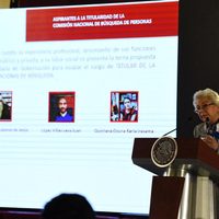 Presentan terna para la comisión nacional de búsqueda de desaparecidos