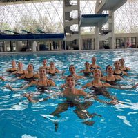 Fundación Telmex pagó viaje de Selección Nacional de Natación Artística